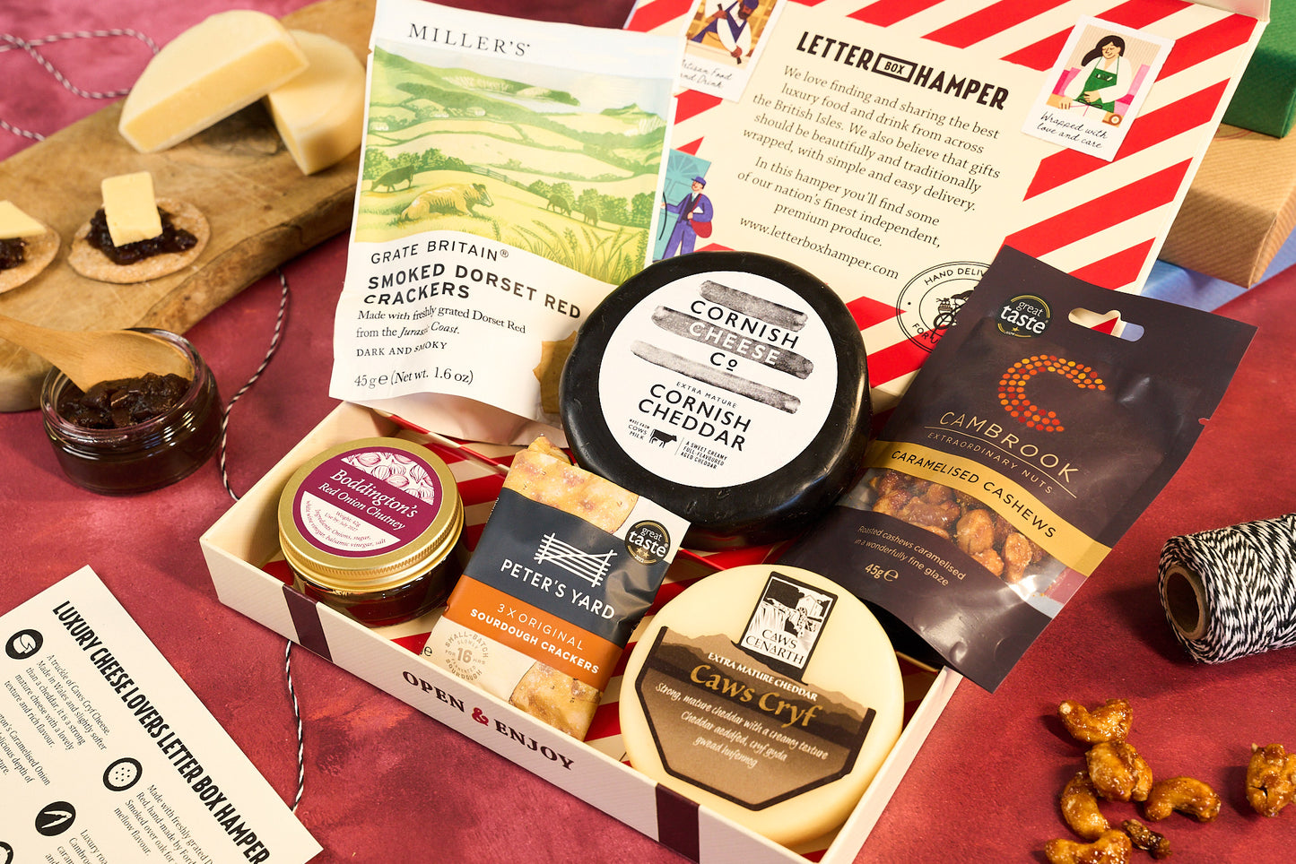 Cheese Lovers Letter Box Hamper