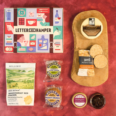 Cheese and Biscuits by Post Letter Box Hamper