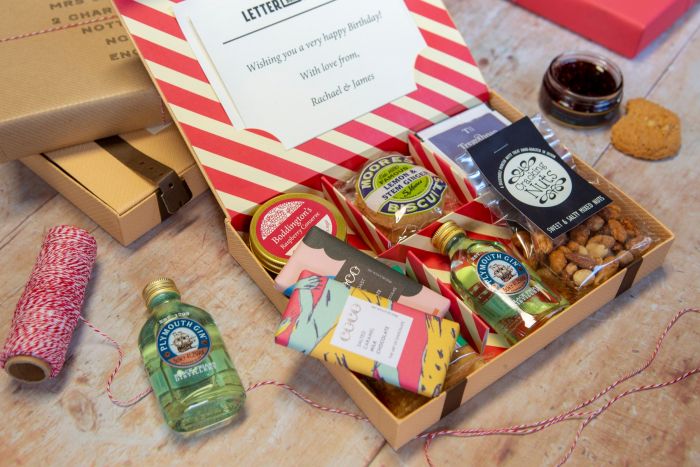 Best of British Letter Box Hamper - with Gin