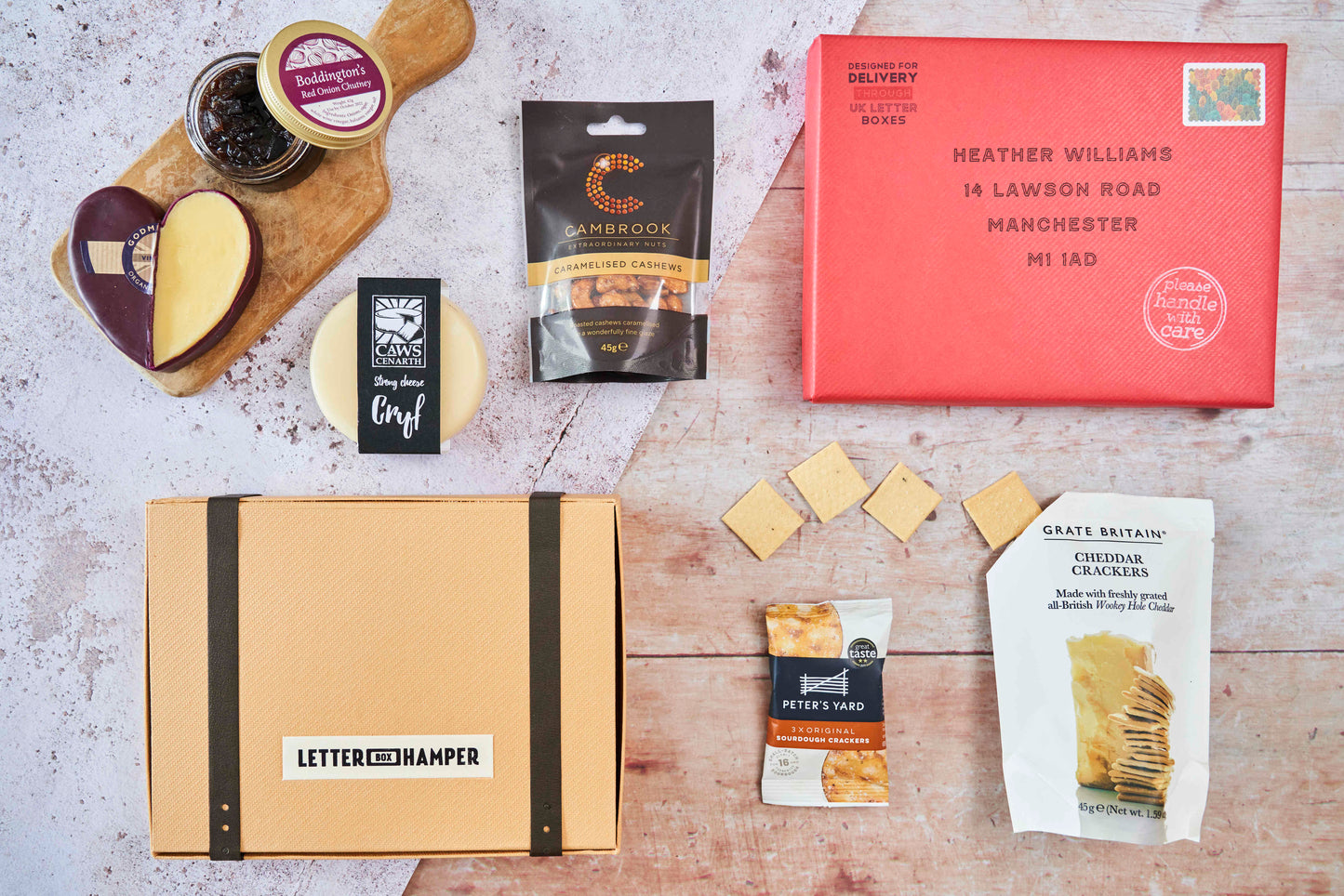 Cheese Letterbox Hamper Gift