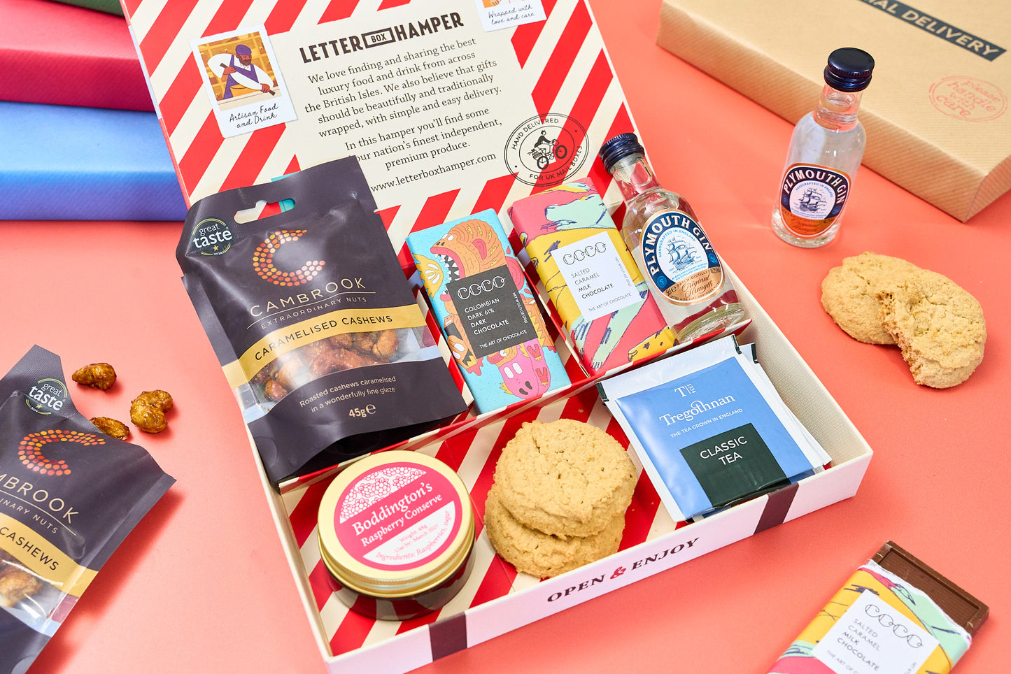 Best of British Letter Box Hamper - with Gin