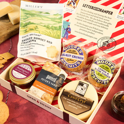 Cheese and Biscuits by Post Letter Box Hamper
