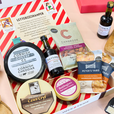 Cheese & Port Letter Box Hamper