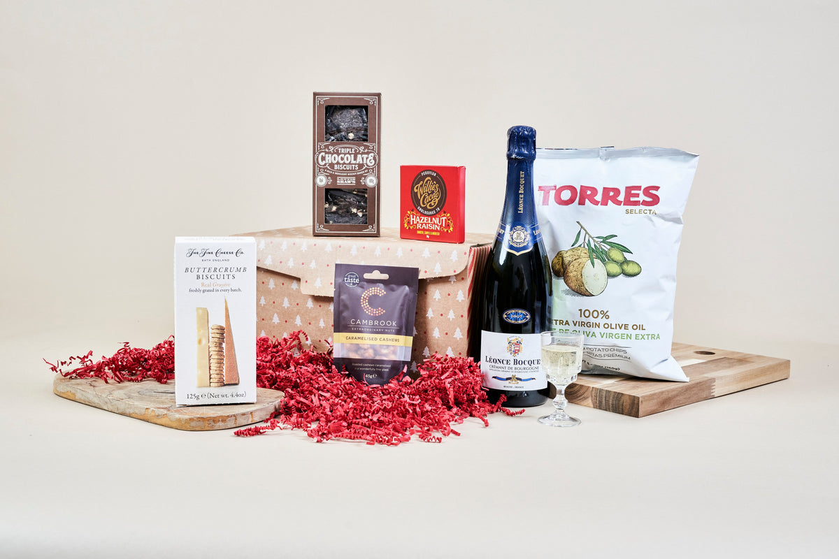 Luxury Cornish Hamper with Cremant Sparkling Wine
