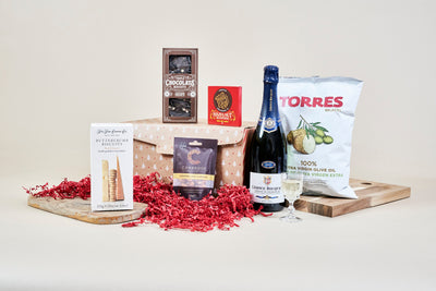Luxury Cornish Hamper with Cremant Sparkling Wine