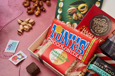 Luxury Christmas Chocolates and Nuts Letter Box Hamper