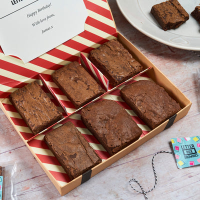 Letter Box Brownies