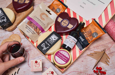 port and cheese hamper