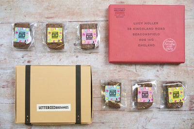 Letter Box Brownies